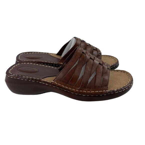 Dr Scholl’s Women’s Shoes Brown Leather Reba II Comfort Sandals Size 8 - Picture 8 of 11